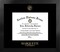 Marquette University 12w x 9h Manhattan Black Single Mat Gold Embossed Diploma Frame with Bonus Campus Images Lithograph (value savings at $59)